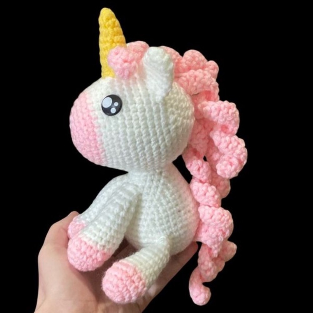 Crochet Unicorn Plush Toy